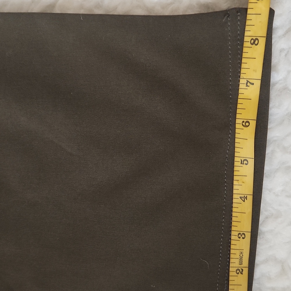 Nonwe Men's Warm Windproof Zipper Pockets Snow Pants Fleece Mountain Sz XL Olive - Picture 12 of 12